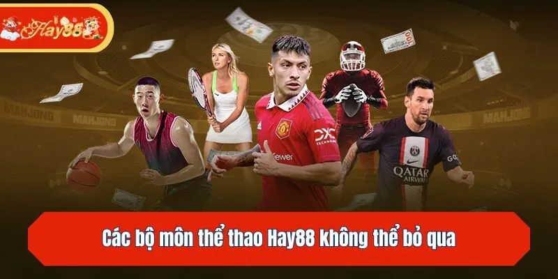 Các bộ môn thể thao không thể bỏ qua tại Hay88